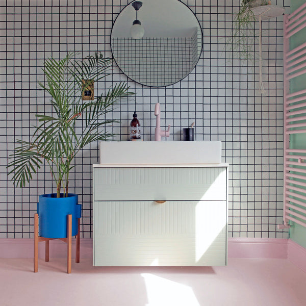 Vinyl Flooring Roll Pink Matt Extra thick For Bathrooms, Kitchens & offices Ecological