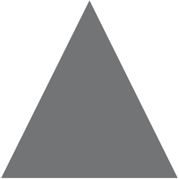De Beauvoir Grey Rubber Triangle Tiles