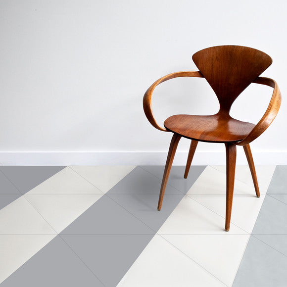 Mildmay Grey Rubber Triangle Tiles The Colour Flooring Company