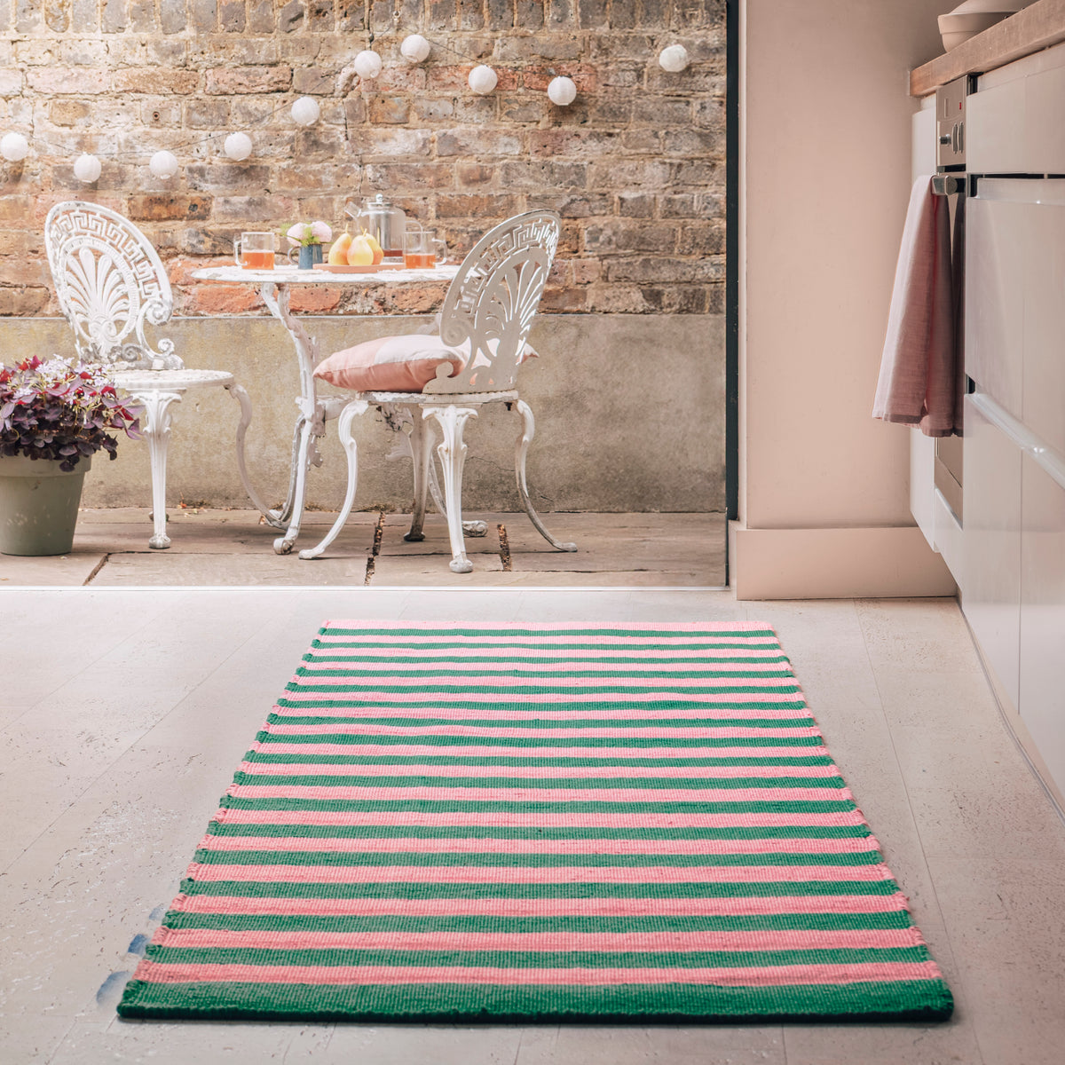 Jasmine skinny stripe rugs and runners