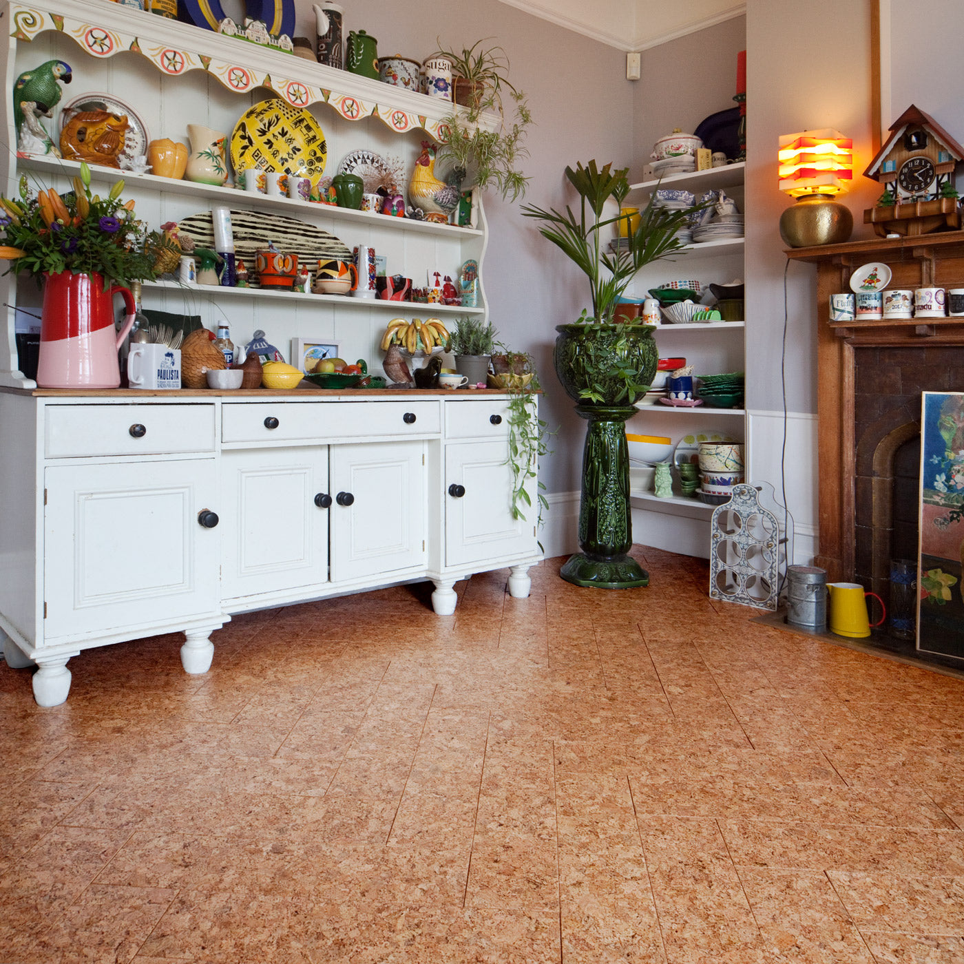 Natural Cork Flooring Parquet - The Colour Flooring Company