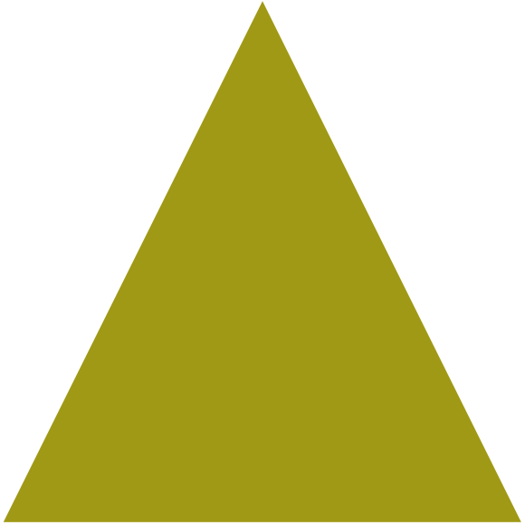 Abney Green Rubber Triangle Tiles