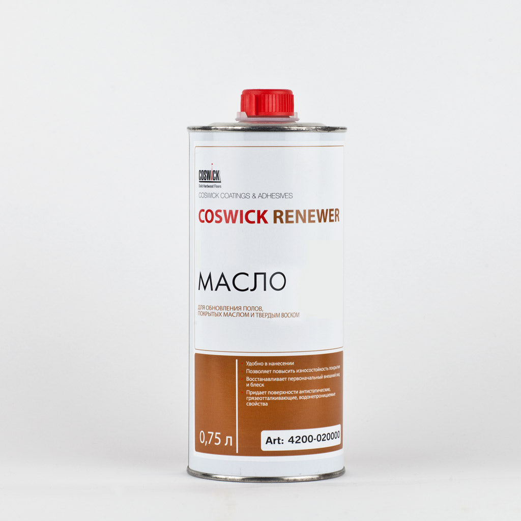 Renewer oil for wood flooring, 0.75 litres