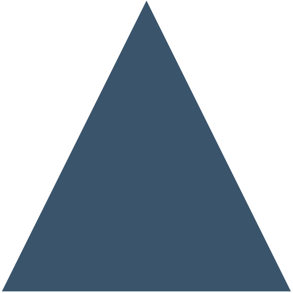 Stoke Newington Blue Rubber Triangle Tiles