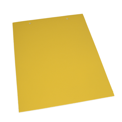 Citron yellow vinyl flooring (large sample)