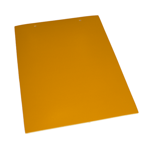 Pumpkin orange rubber flooring (large sample)