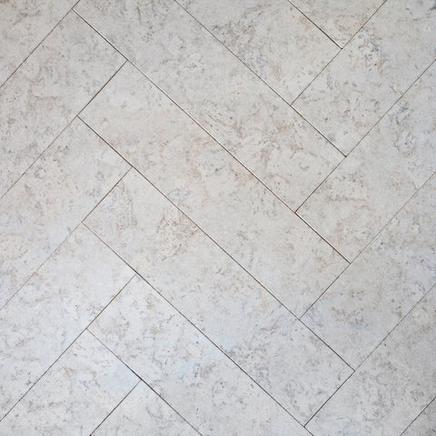 White Corka Parquet Tile